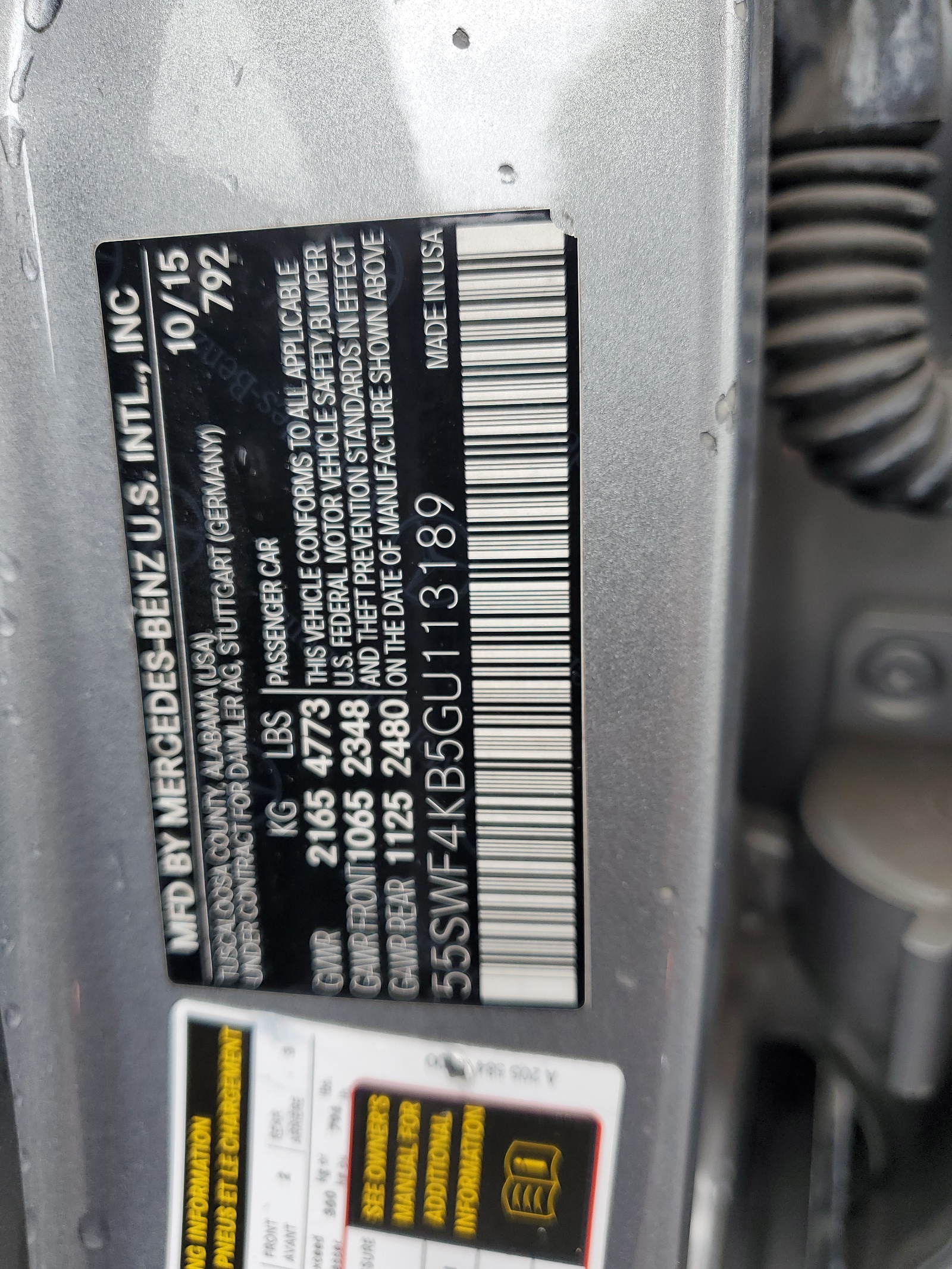 55SWF4KB5GU113189 2016 Mercedes-Benz C 300 4Matic