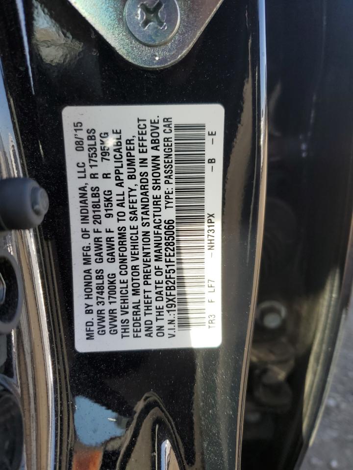 19XFB2F51FE285066 2015 Honda Civic Lx