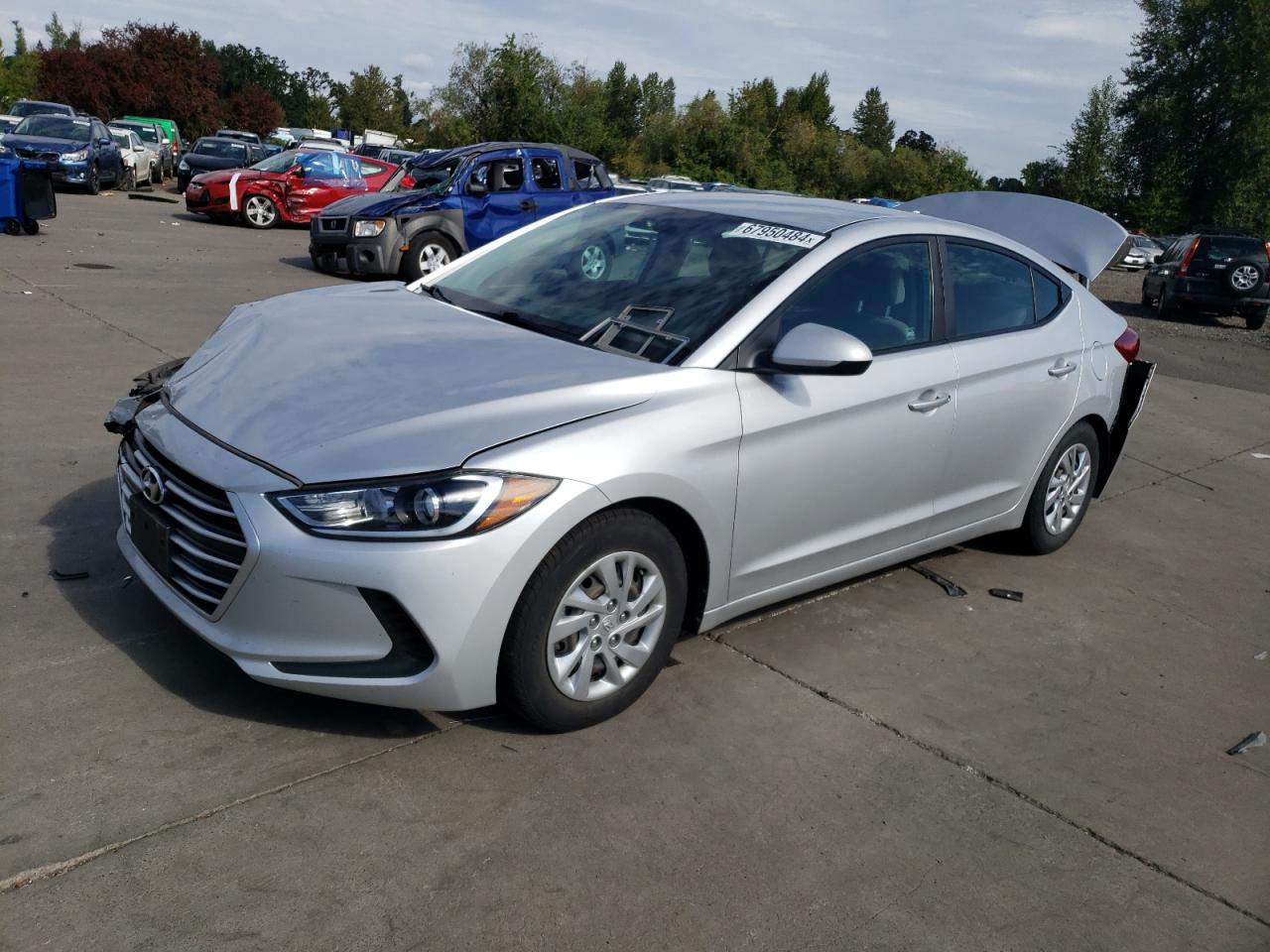 KMHD74LFXHU064907 2017 HYUNDAI ELANTRA - Image 1