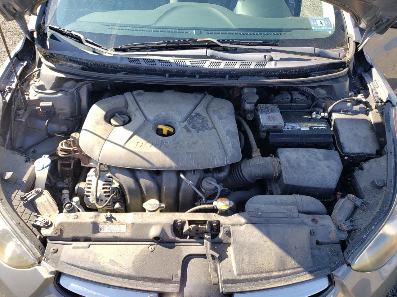 2012 Hyundai Elantra Gls VIN: 5NPDH4AE6CH143540 Lot: 67000184