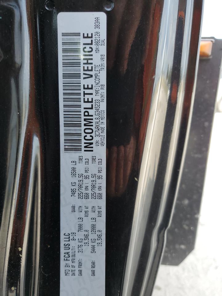 2018 Ram 4500 VIN: 3C7WRKAL8JG345233 Lot: 62682784