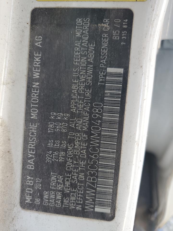 2012 Mini Cooper Countryman VIN: WMWZB3C56CWM04980 Lot: 67851144