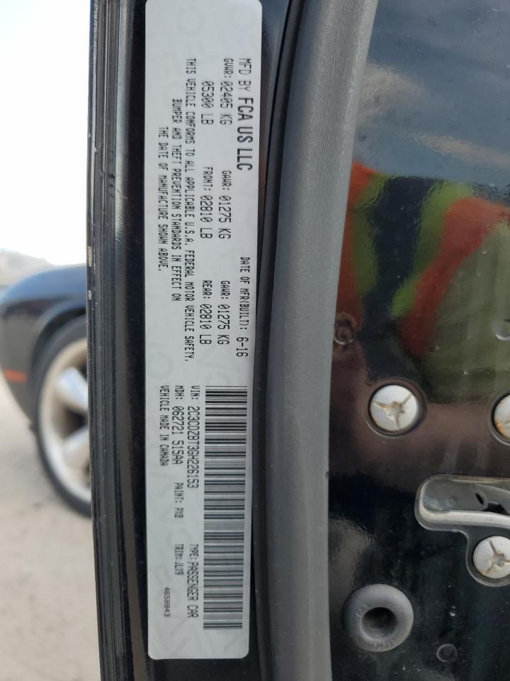 2016 Dodge Challenger R/T VIN: 2C3CDZBT3GH226153 Lot: 67556814