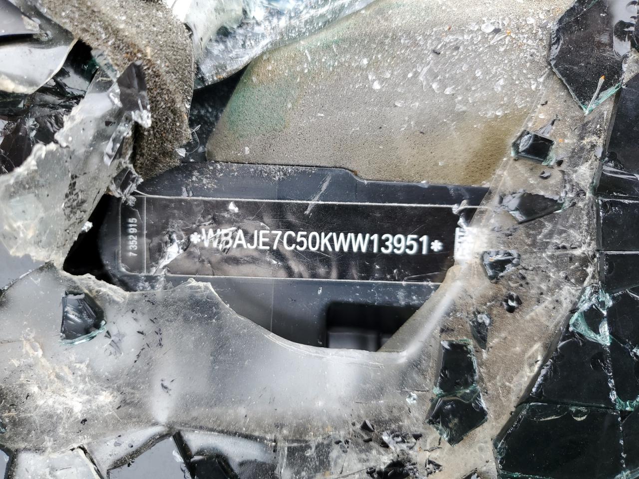 2019 BMW 540 Xi VIN: WBAJE7C50KWW13951 Lot: 66928844