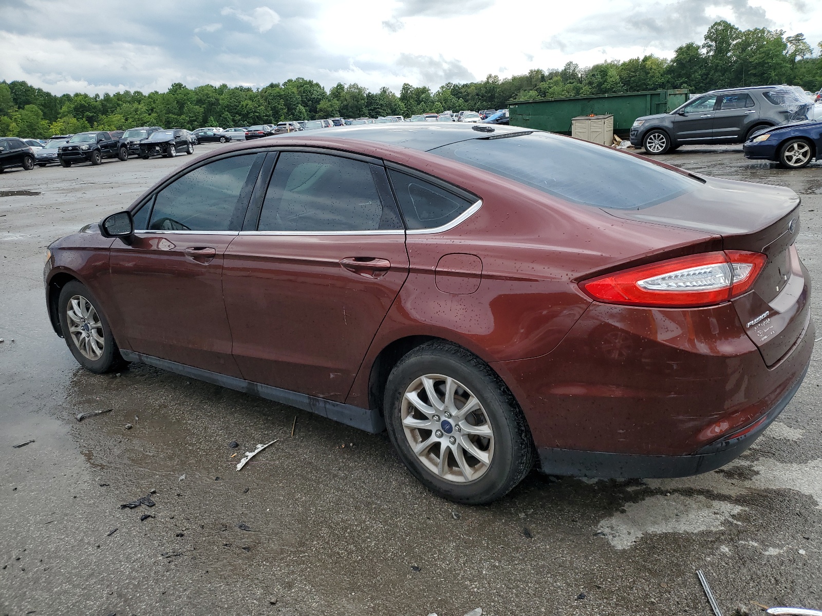 2016 Ford Fusion S vin: 3FA6P0G76GR249377