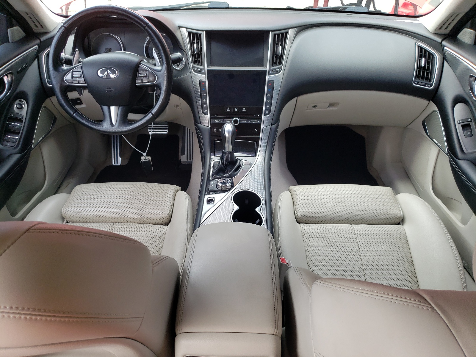 2017 Infiniti Q50 Red Sport 400 vin: JN1FV7AP3HM850924