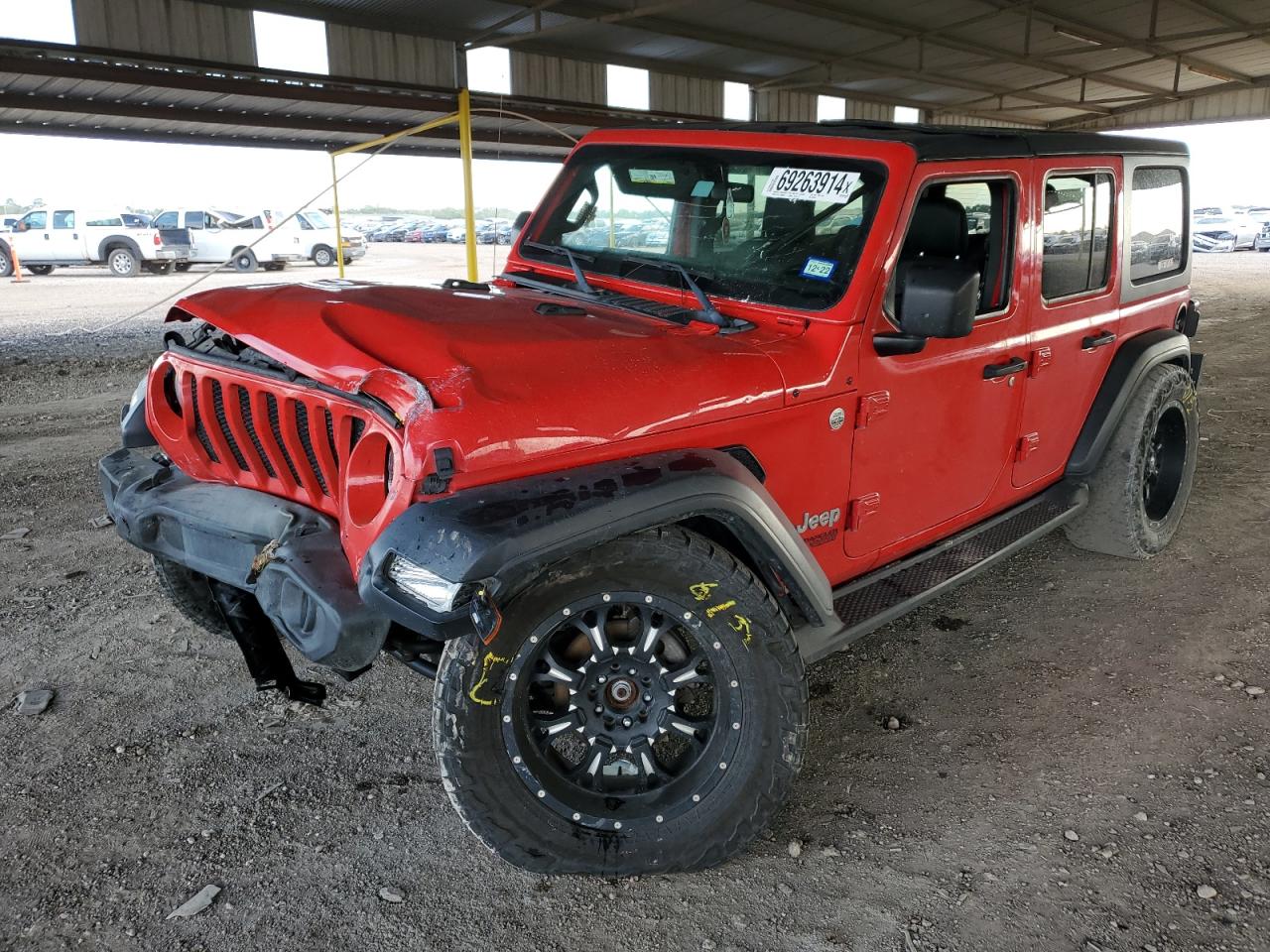 2020 Jeep Wrangler Unlimited Sport VIN: 1C4HJXDG2LW267304 Lot: 69263914