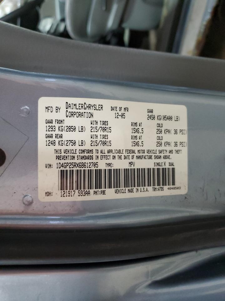 1D4GP25RX6B612705 2006 Dodge Caravan Se