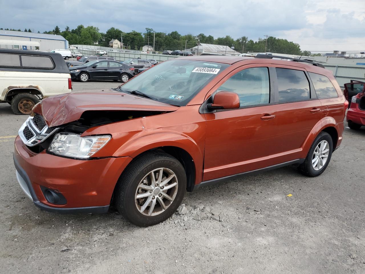 2014 Dodge Journey Sxt VIN: 3C4PDDBGXET143178 Lot: 65893694