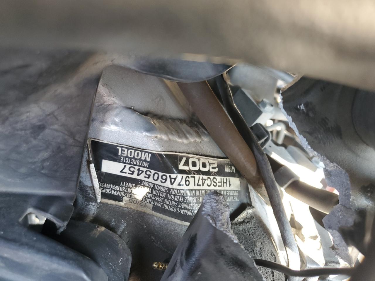 2007 Honda Gl1800 VIN: 1HFSC47L97A605457 Lot: 69316044
