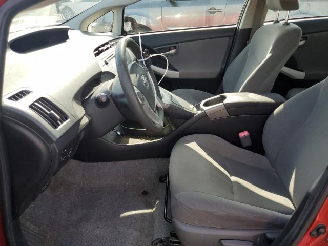 TOYOTA PRIUS 2013 Czerwony