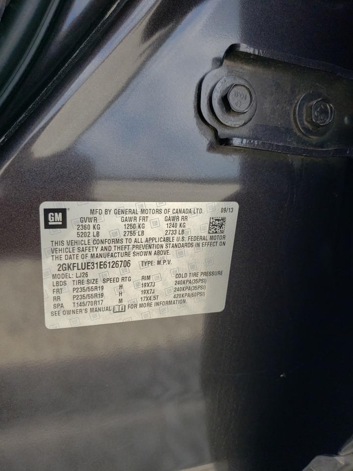 2GKFLUE31E6126706 2014 GMC Terrain Denali