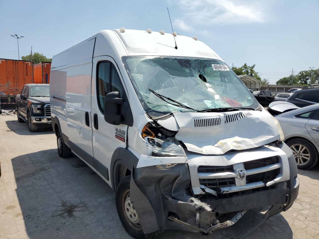 VIN 3C6TRVDG0EE116828 2014 DODGE PROMASTER no.4