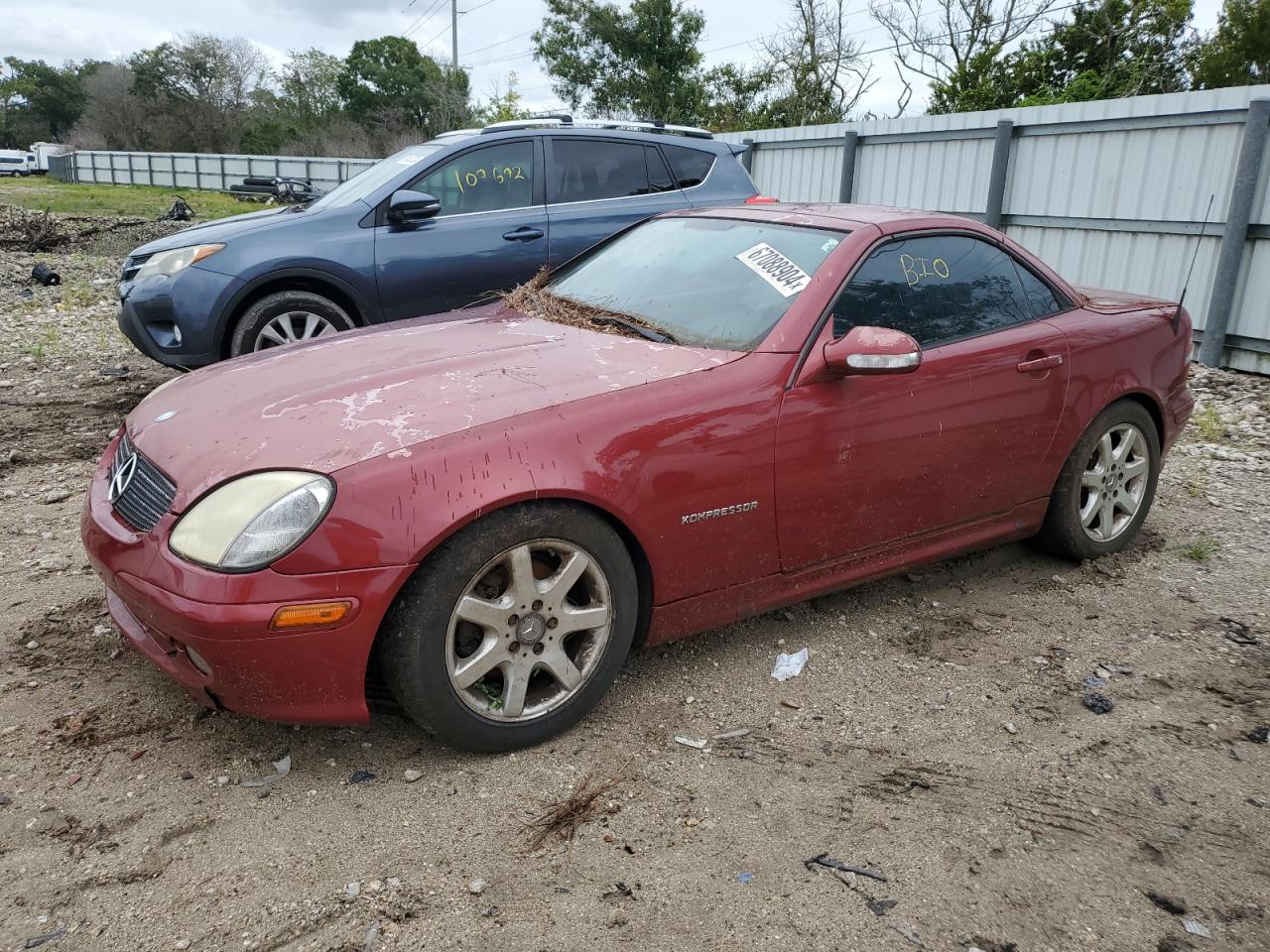 2003 Mercedes-Benz Slk 230 Kompressor VIN: WDBKK49F33F278182 Lot: 67088904