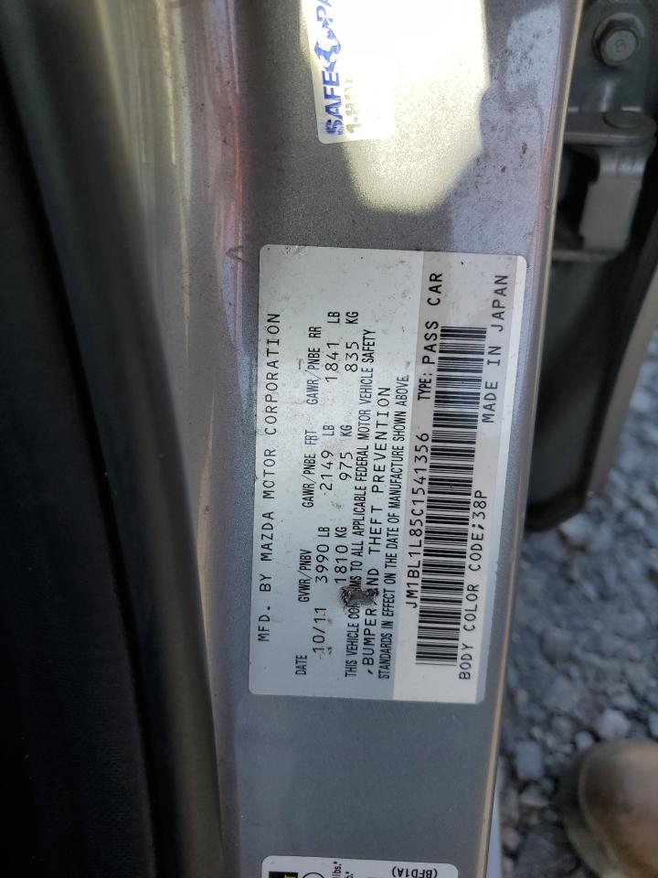 JM1BL1L85C1541356 2012 Mazda 3 I