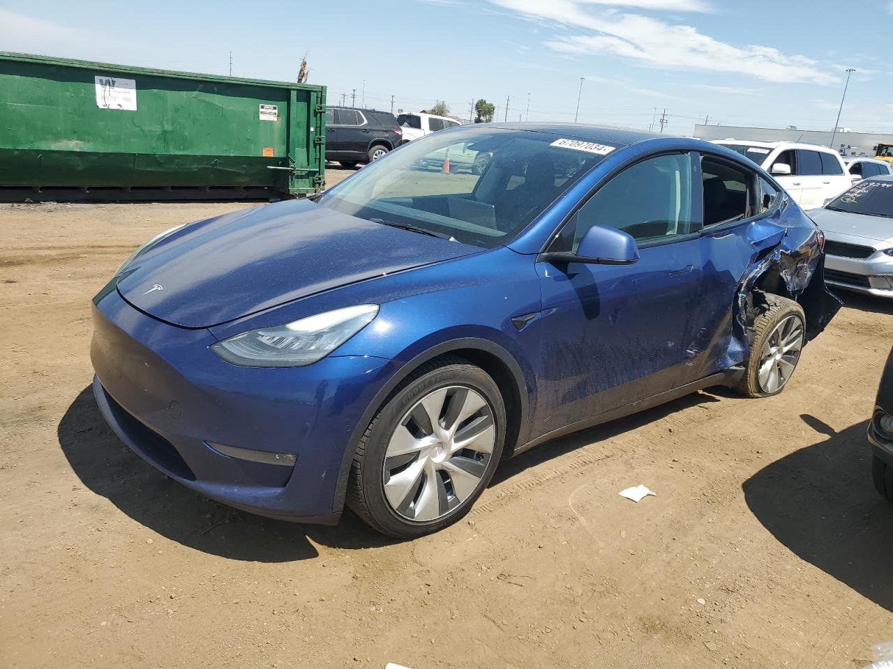 5YJYGDEE5MF200504 2021 TESLA MODEL Y - Image 1