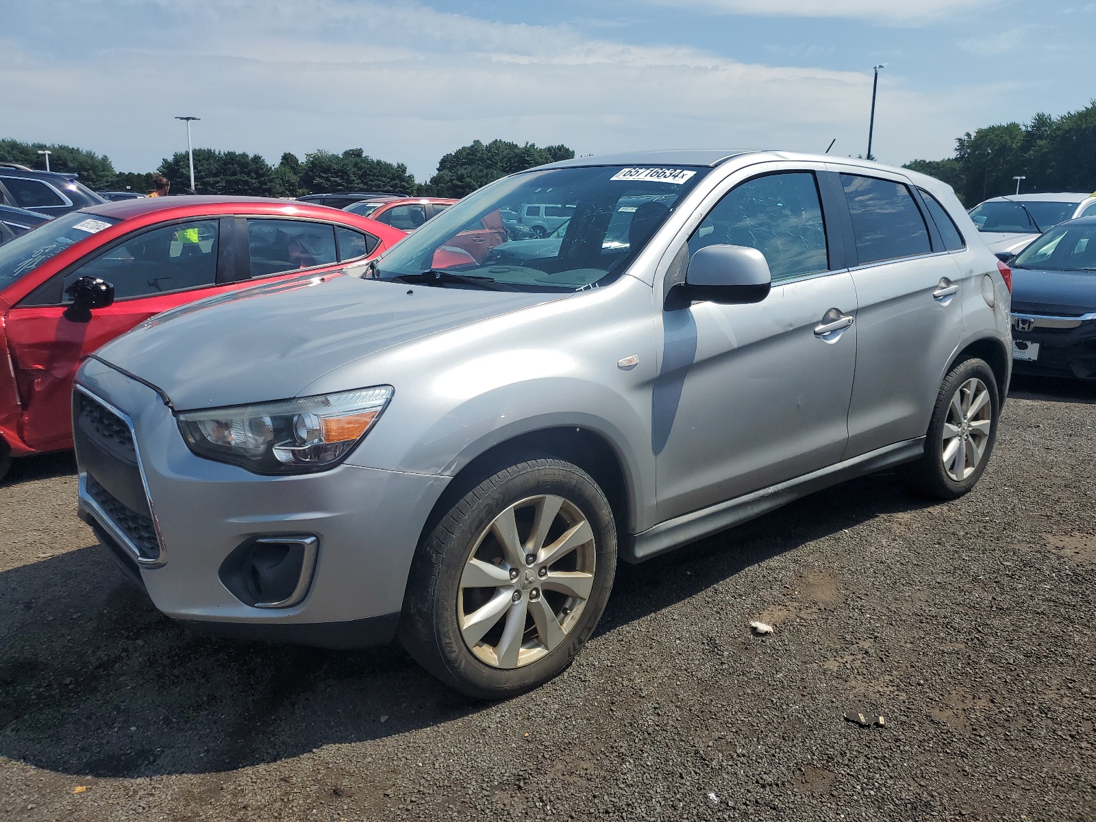 2014 Mitsubishi Outlander Sport Se vin: 4A4AR4AU2EE021194