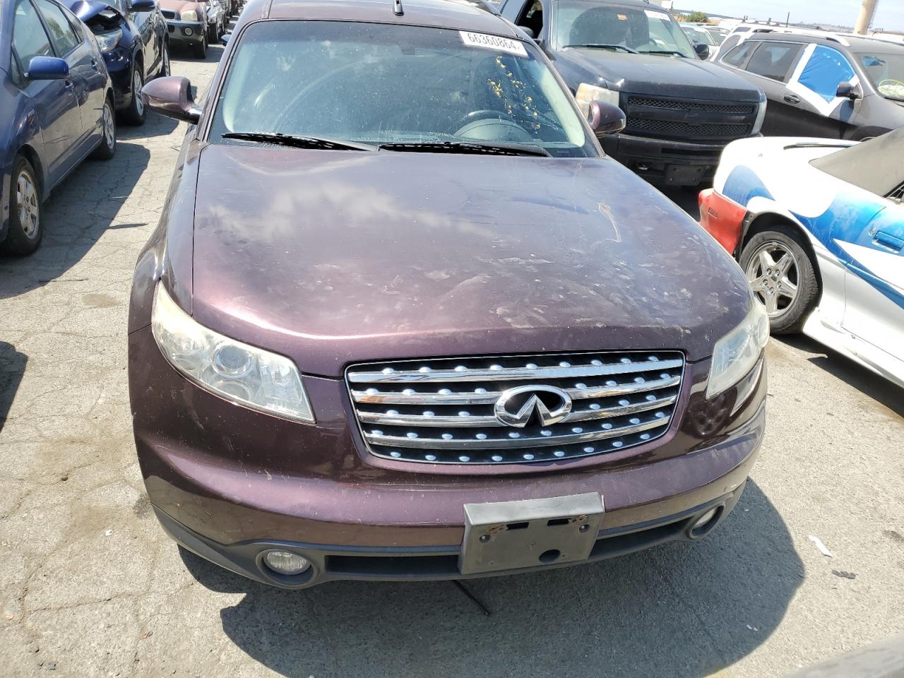 2004 Infiniti Fx35 VIN: JNRAS08W04X215365 Lot: 66360864