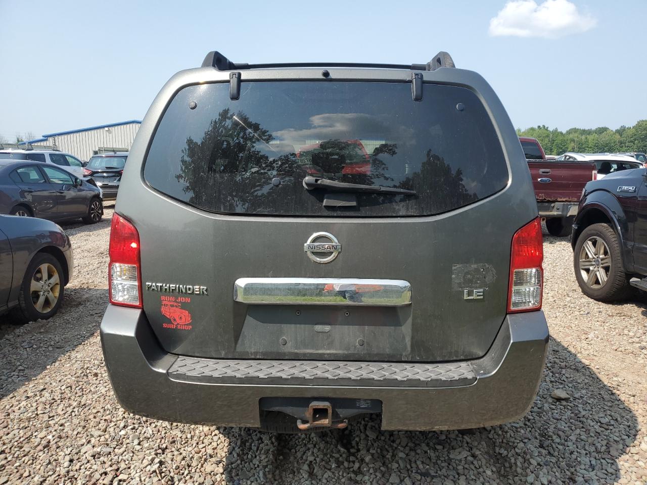 2006 Nissan Pathfinder Le VIN: 5N1AR18U36C662522 Lot: 67291204