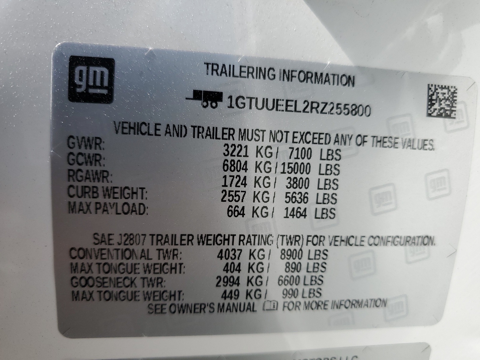 1GTUUEEL2RZ255800 2024 GMC Sierra K1500 At4