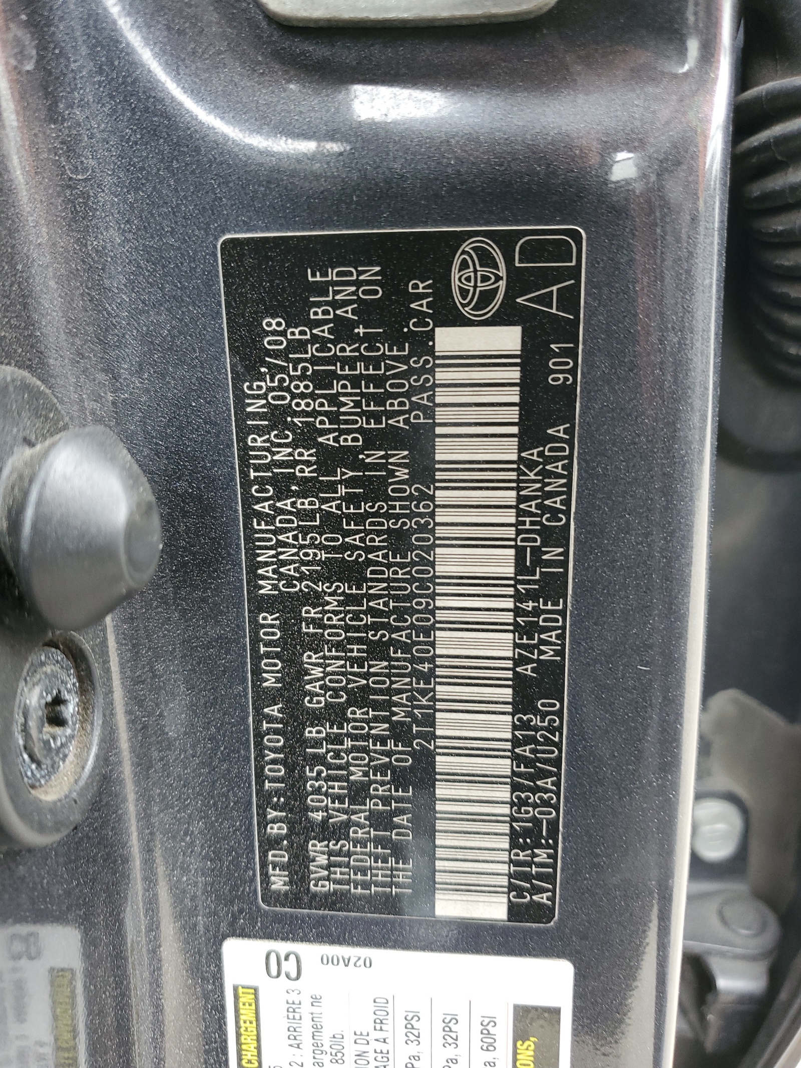 2T1KE40E09C020362 2009 Toyota Corolla Matrix S