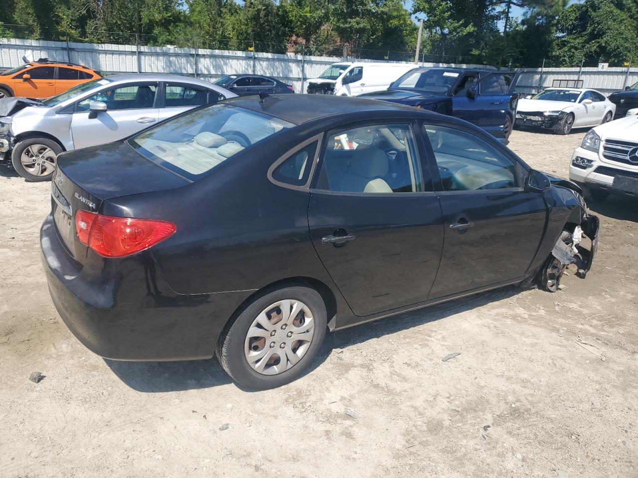 KMHDU4AD0AU150968 2010 Hyundai Elantra Blue