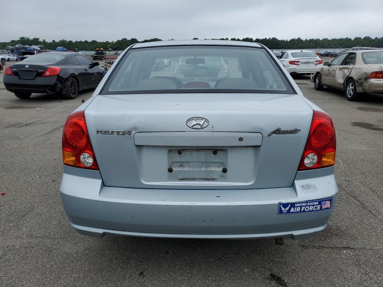 2003 Hyundai Accent Gl VIN: KMHCG45CX3U495867 Lot: 65863294