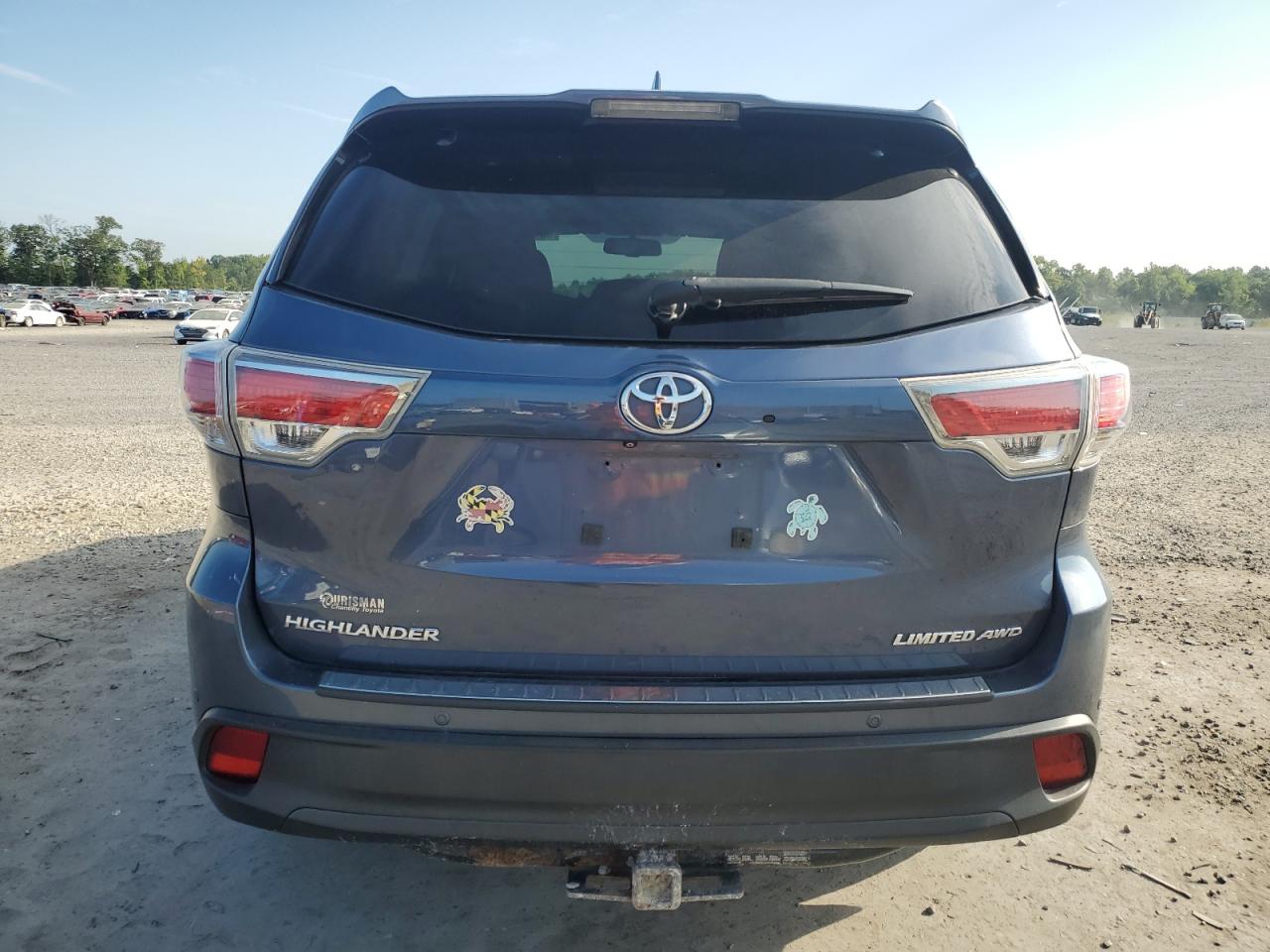 2015 Toyota Highlander Limited VIN: 5TDDKRFH2FS075334 Lot: 65453654
