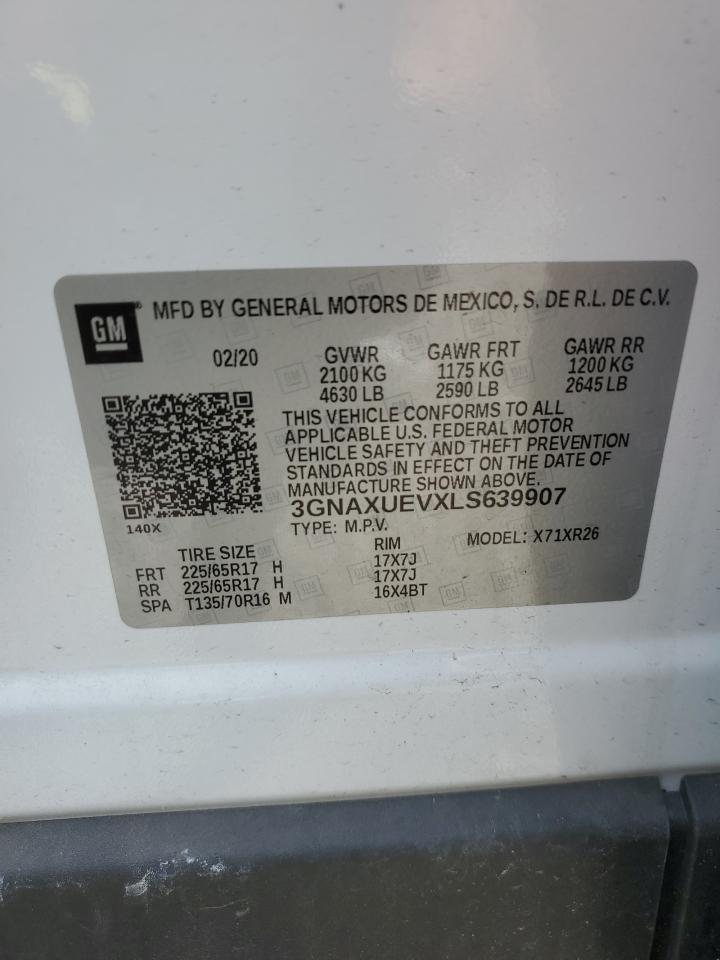 3GNAXUEVXLS639907 2020 CHEVROLET EQUINOX - Image 16