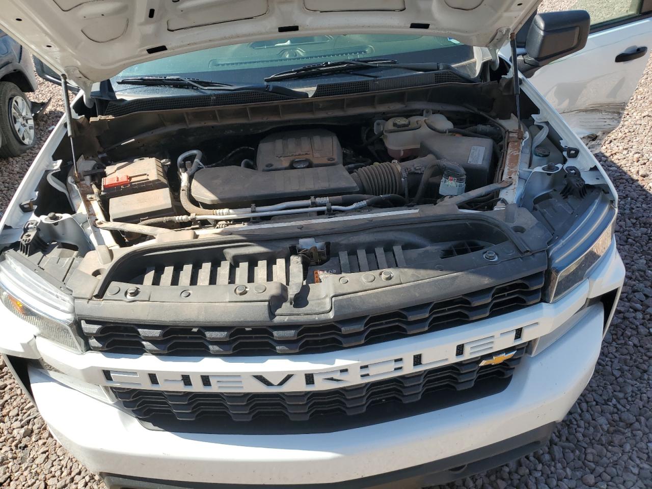 2021 Chevrolet Silverado K1500 Custom VIN: 1GCRYBEK1MZ323738 Lot: 65637424