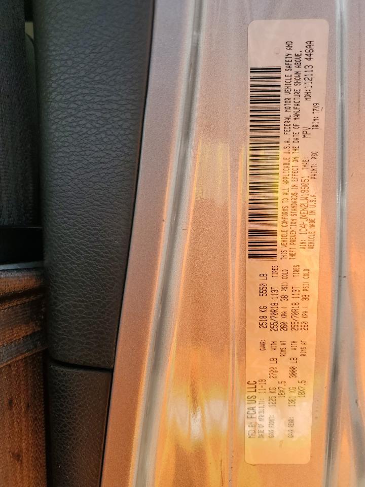 2020 Jeep Wrangler Unlimited Sahara VIN: 1C4HJXEN2LW199051 Lot: 68911334