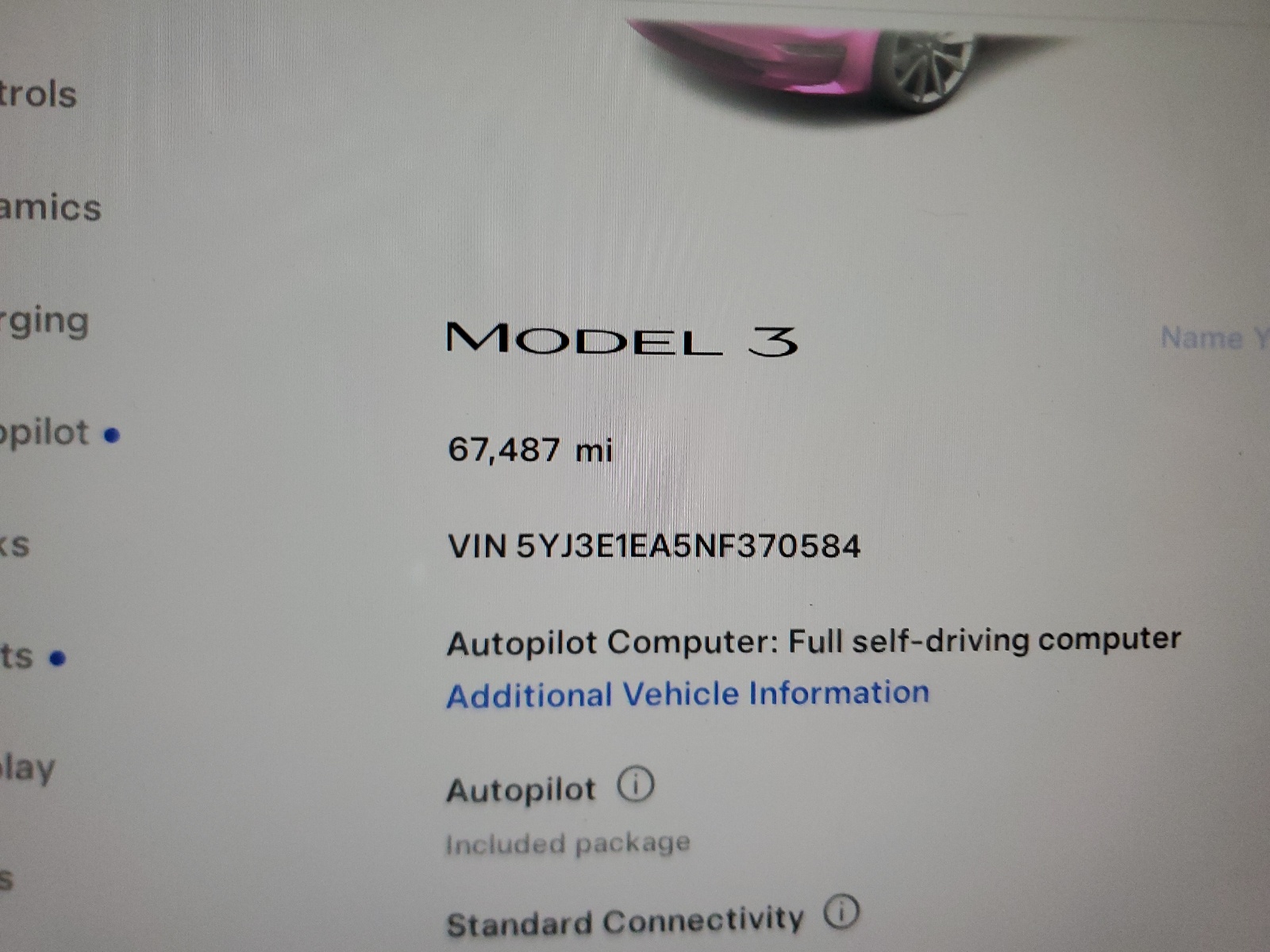5YJ3E1EA5NF370584 2022 Tesla Model 3