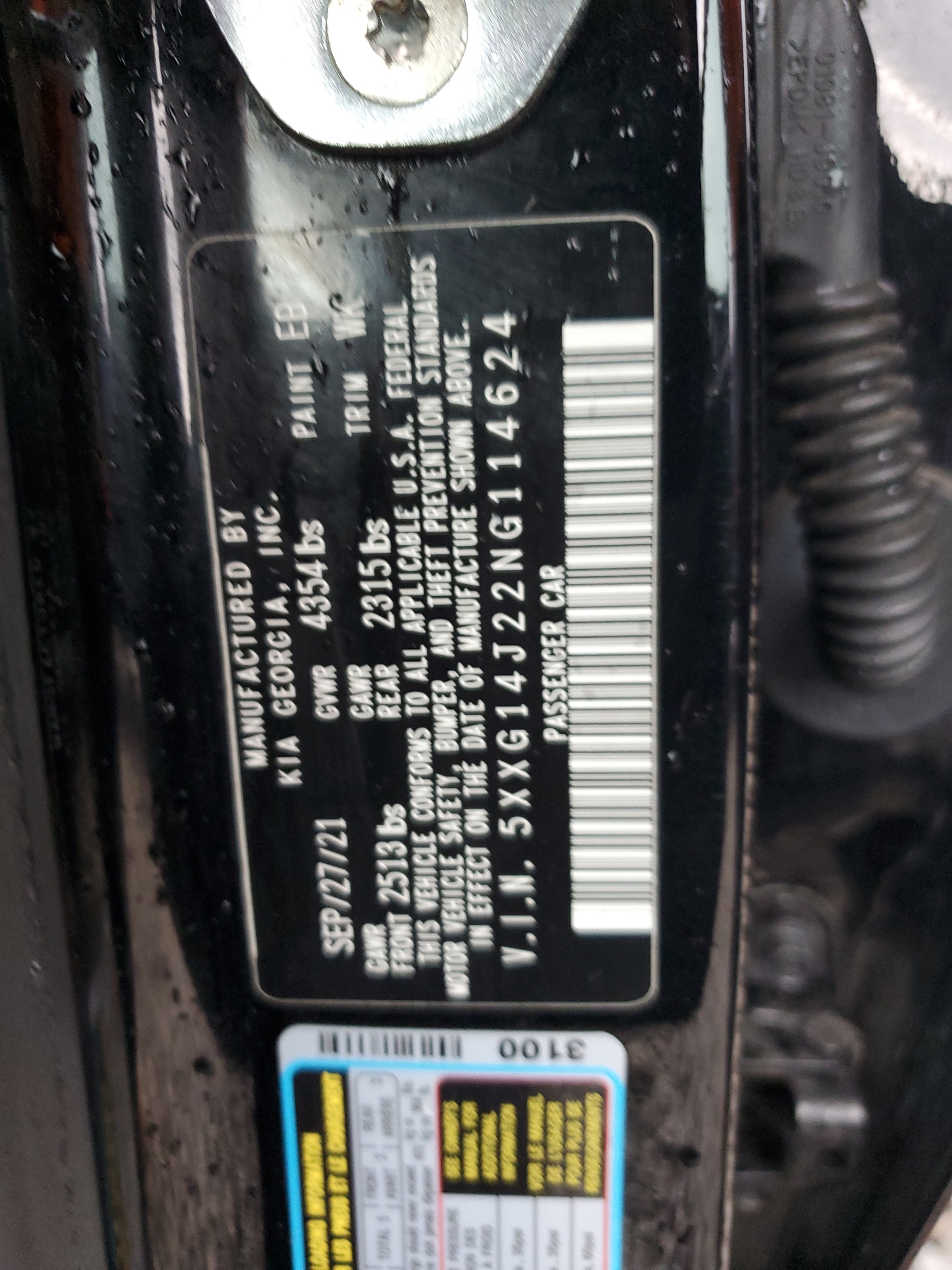 5XXG14J22NG114624 2022 Kia K5 Lxs