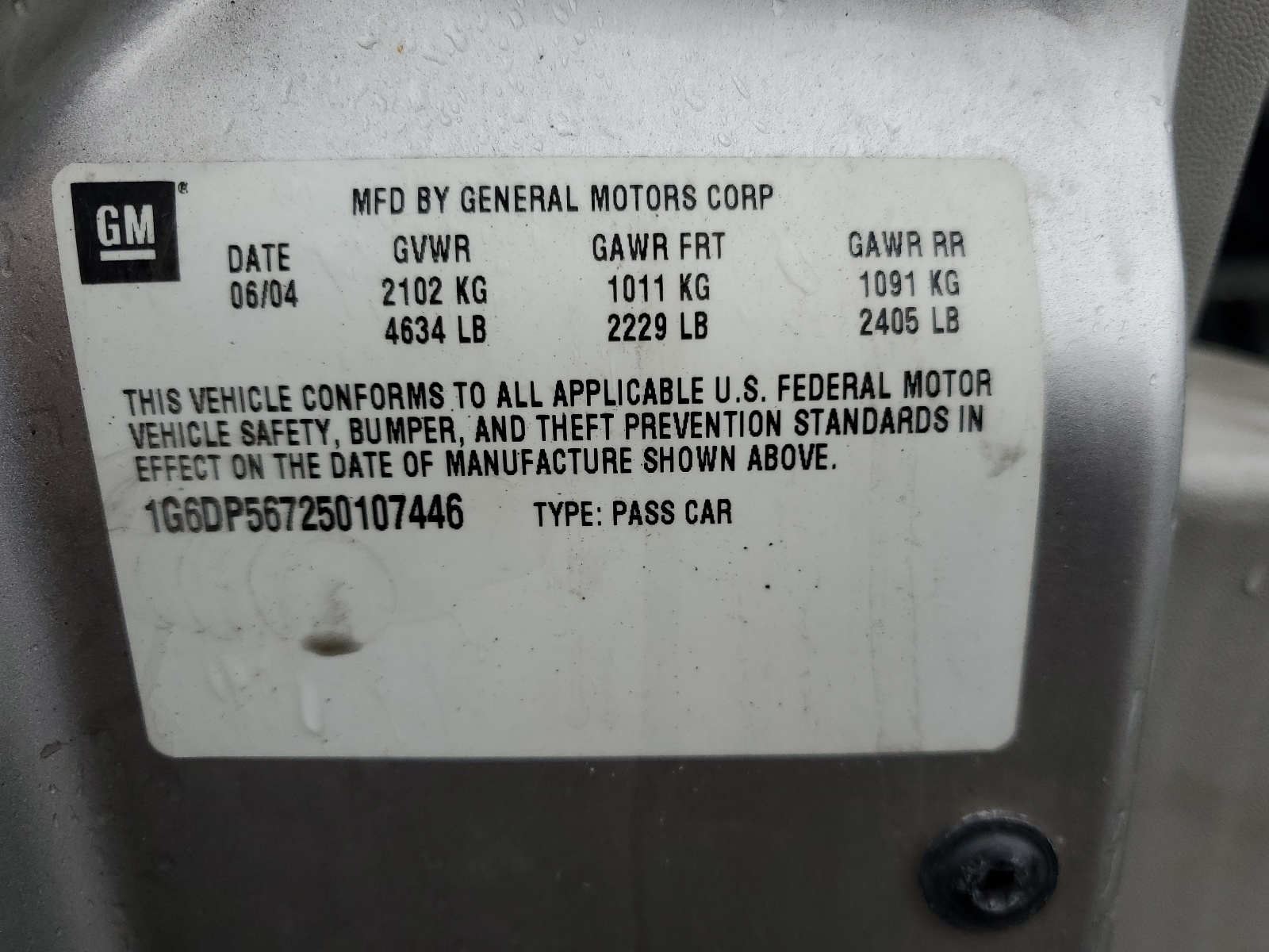 1G6DP567250107446 2005 Cadillac Cts Hi Feature V6