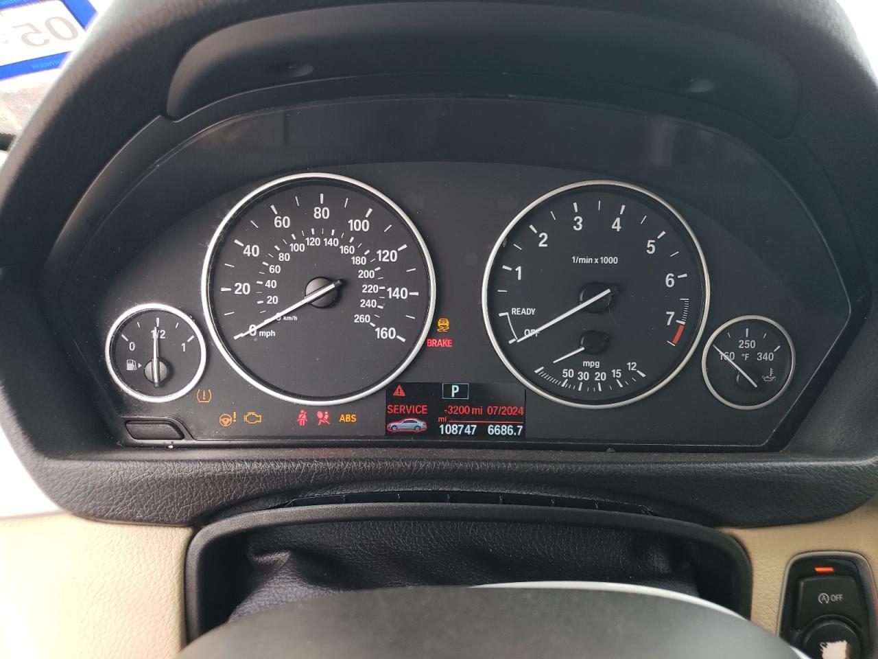 2016 BMW 320 I VIN: WBA8E1G5XGNT99845 Lot: 66045424