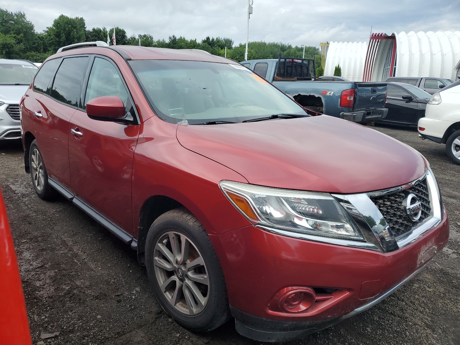 2014 Nissan Pathfinder S vin: 5N1AR2MM7EC633602