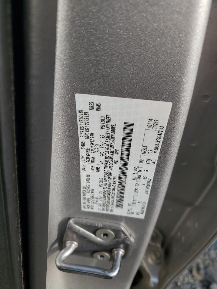 2016 Ford Escape Se VIN: 1FMCU9GX1GUB19151 Lot: 67248744