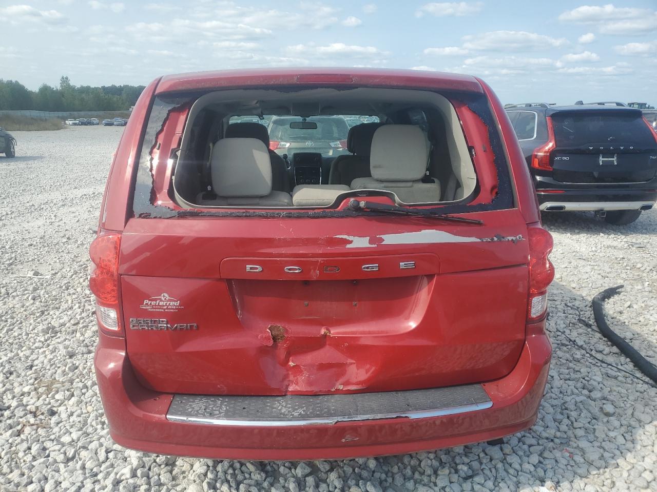 2012 Dodge Grand Caravan Se VIN: 2C4RDGBG5CR402847 Lot: 67901994