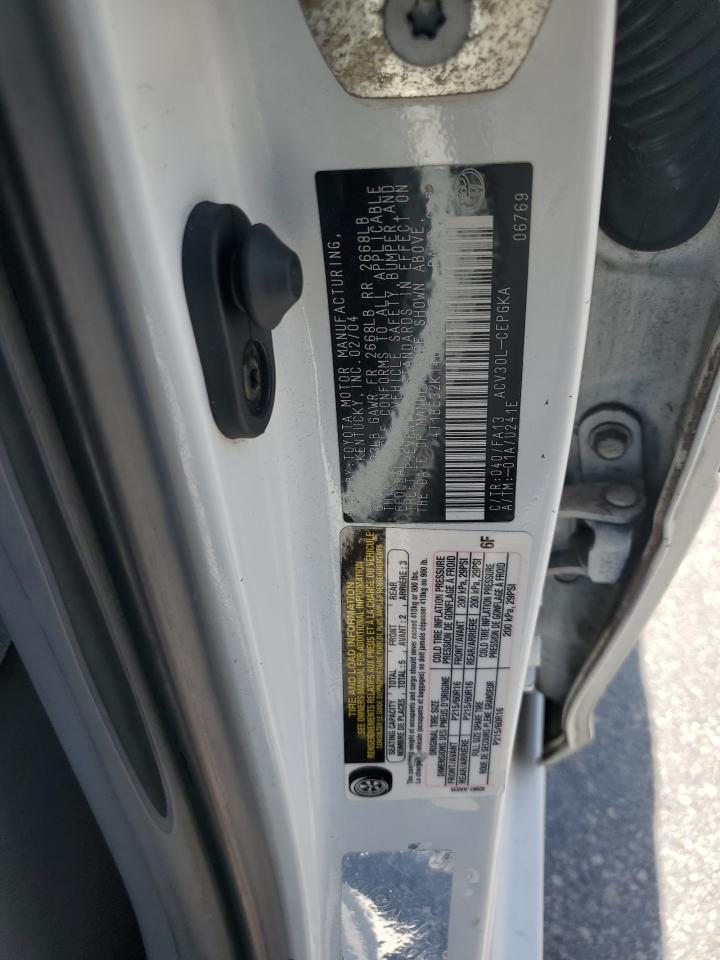 2004 Toyota Camry Le VIN: 4T1BE32K14U319735 Lot: 65329274