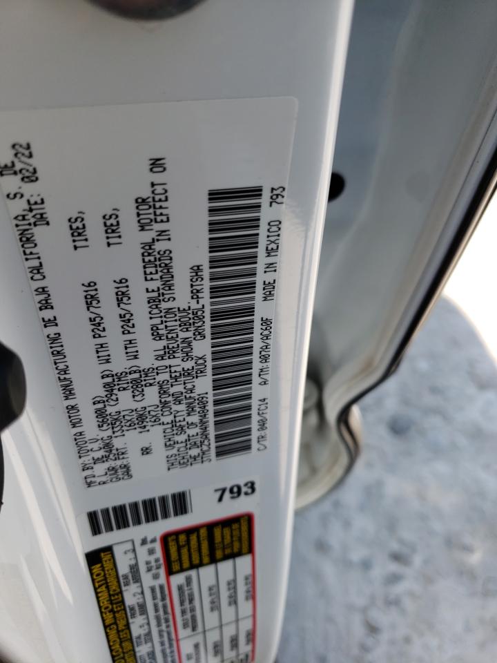 2022 Toyota Tacoma Double Cab VIN: 3TMCZ5AN4NM484091 Lot: 66572444