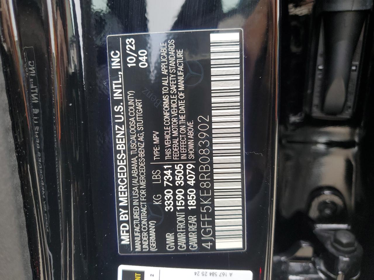 2024 Mercedes-Benz Gls 450 4Matic VIN: 4JGFF5KE8RB083902 Lot: 69477524