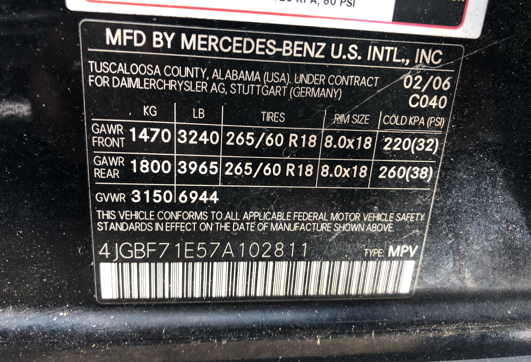 4JGBF71E57A102811 2007 Mercedes-Benz Gl 450 4Matic