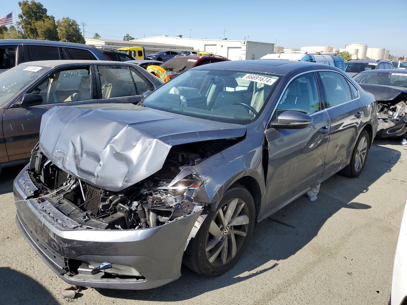 2018 Volkswagen Passat Se vin: 1VWBA7A38JC002230