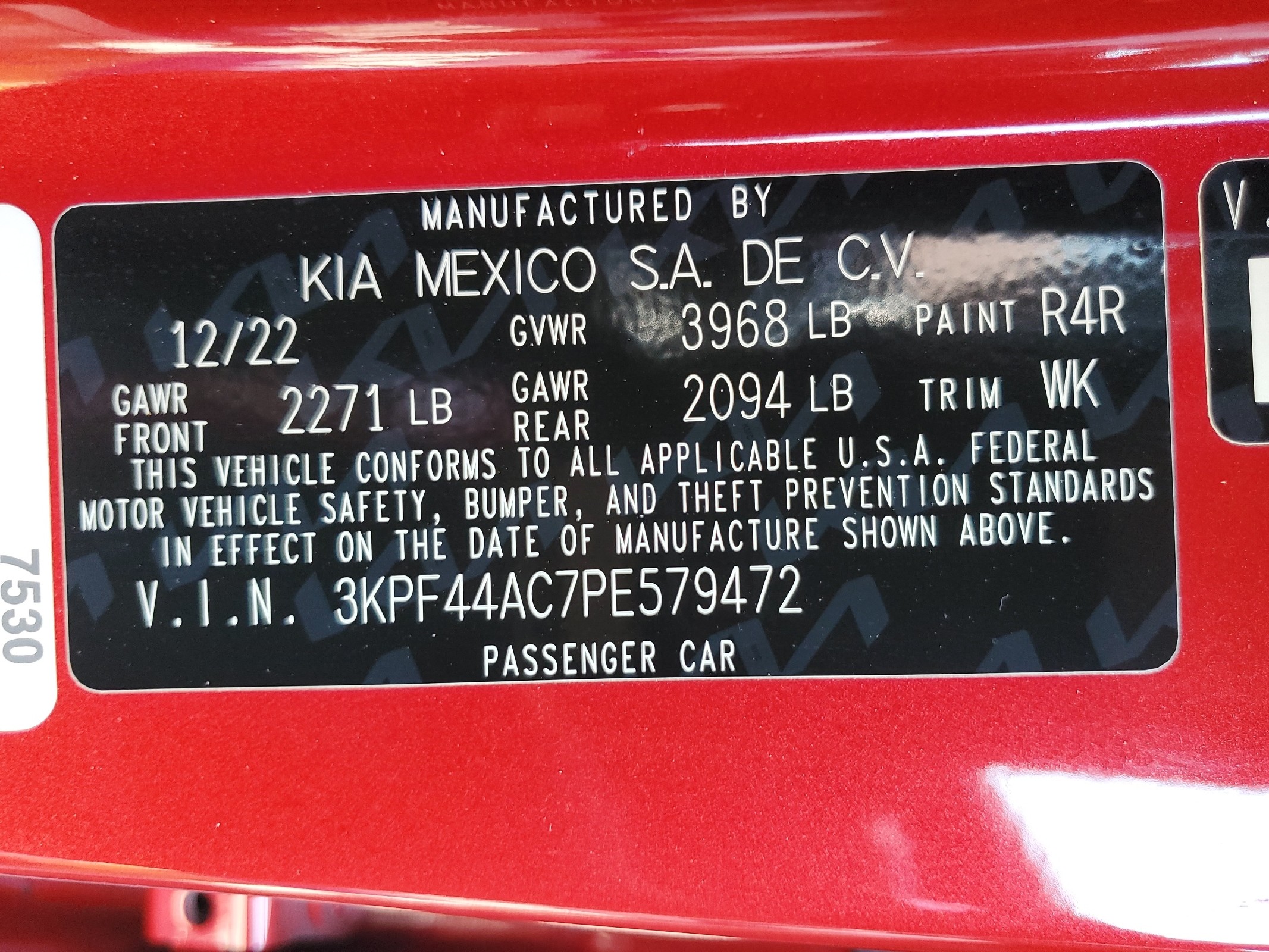 3KPF44AC7PE579472 2023 Kia Forte Gt