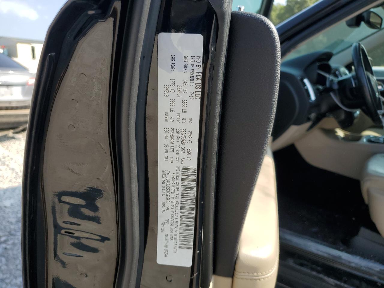 2017 Dodge Durango Gt VIN: 1C4RDJDG3HC833651 Lot: 66685904