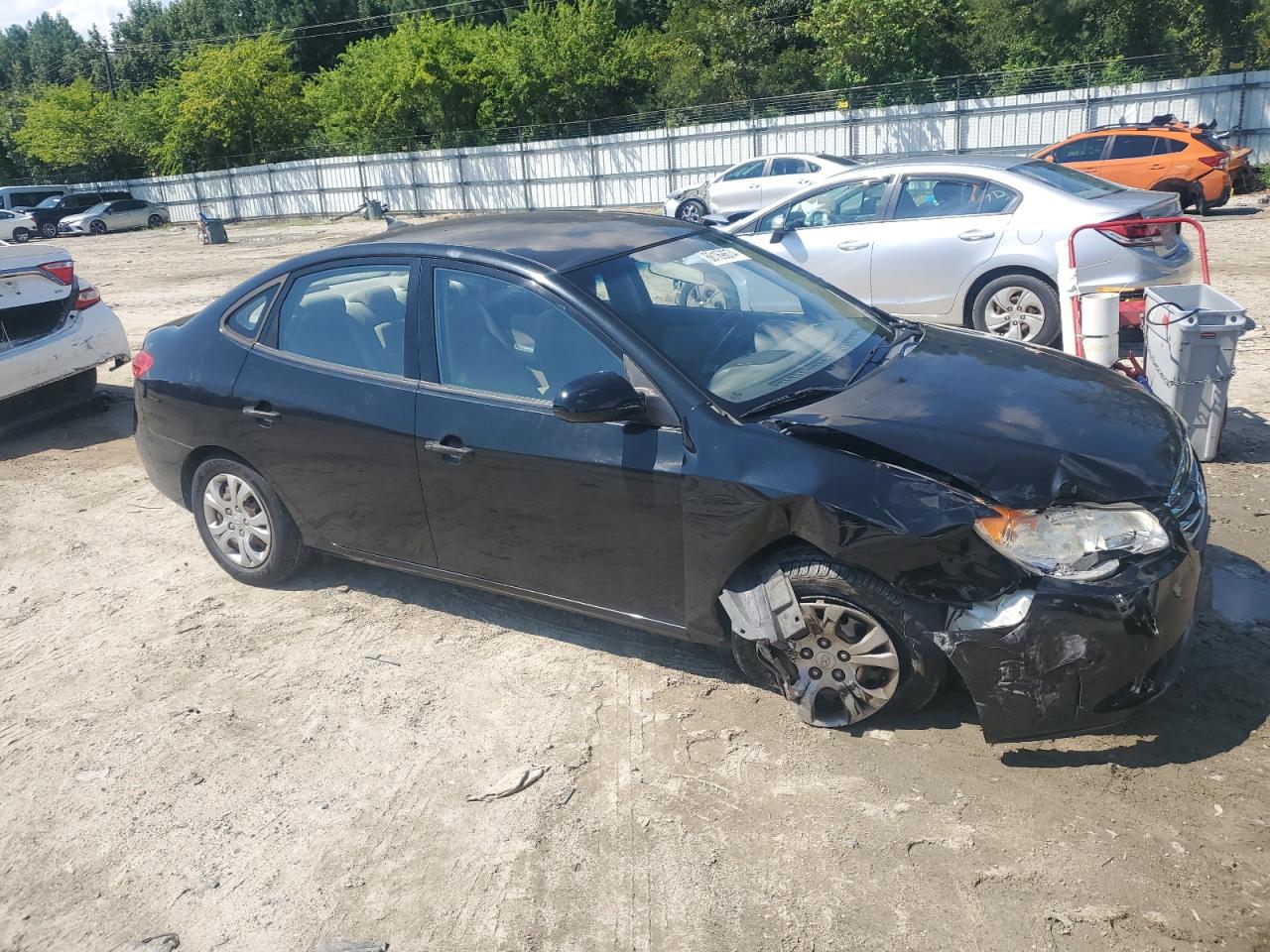 KMHDU4AD0AU150968 2010 Hyundai Elantra Blue