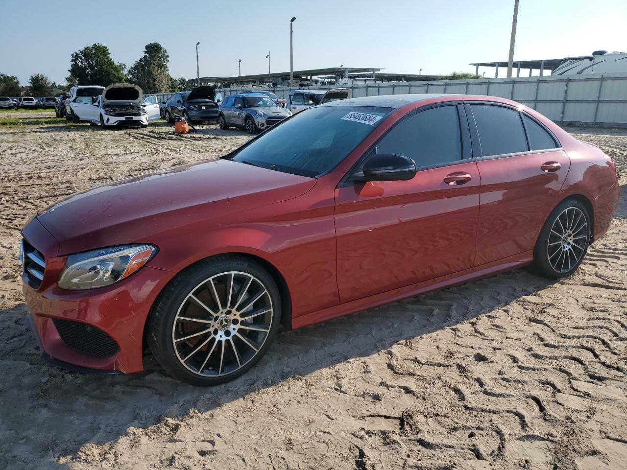 WDDWF4JB5JR404821 2018 MERCEDES-BENZ C CLASS - Image 1