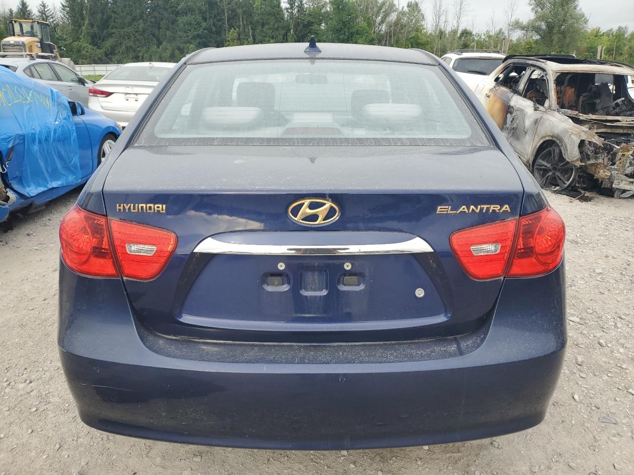 KMHDU4AD3AU830038 2010 Hyundai Elantra Blue