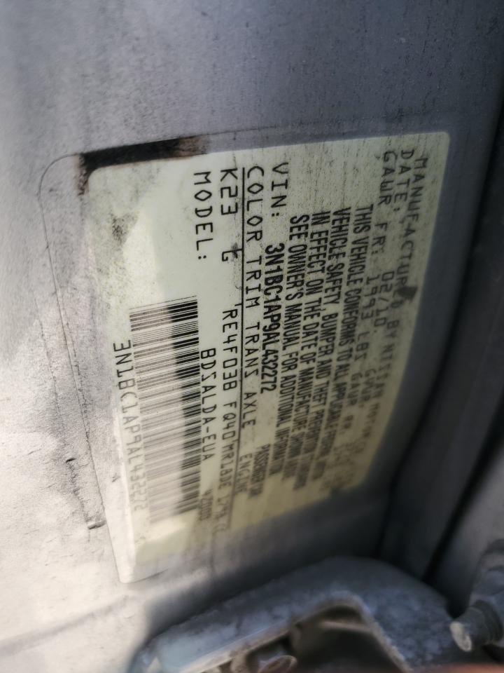 2010 Nissan Versa S VIN: 3N1BC1AP9AL432272 Lot: 65861504