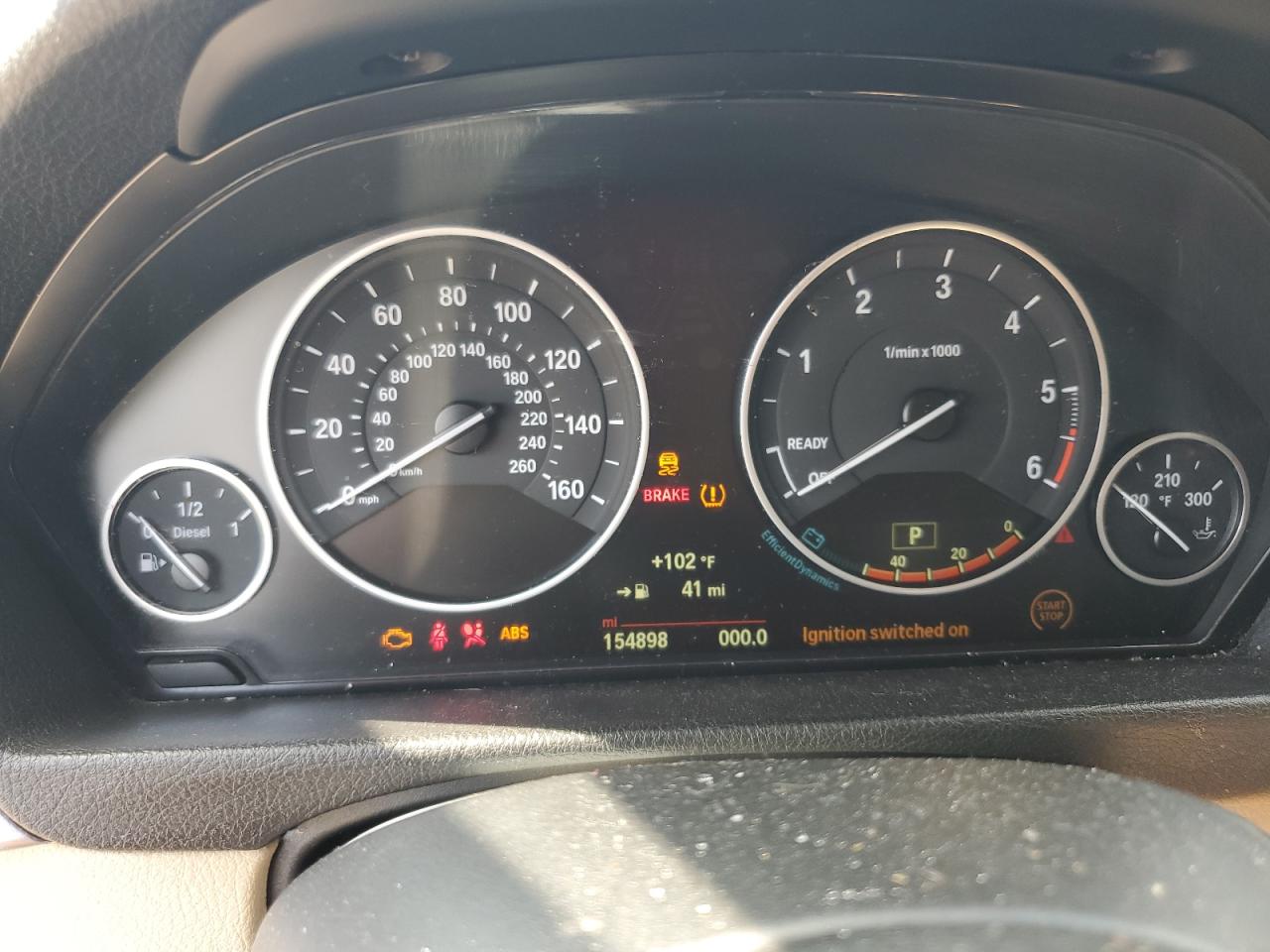 2015 BMW 328 D VIN: WBA3D3C55FK157687 Lot: 66020824